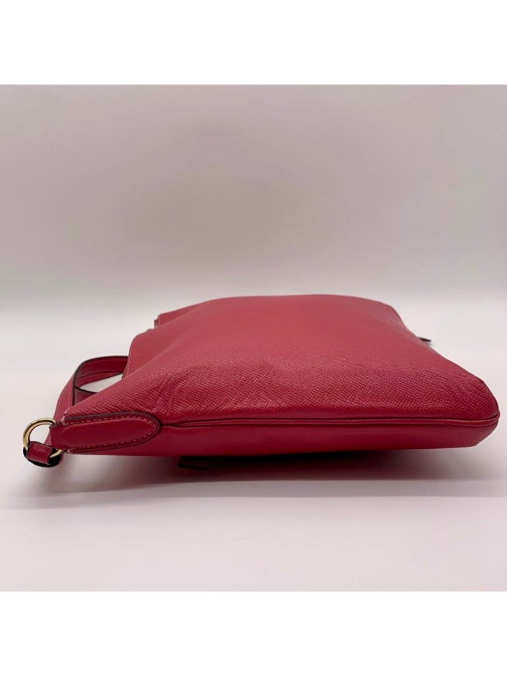 Coach Pink Pebbled Leather Rowan File Bag - Picture 3 of 11
